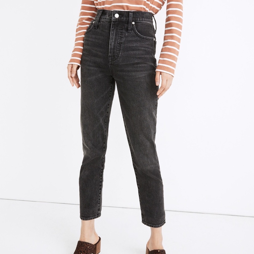 Madewell Perfect Vintage Ankle Jeans - Size 26 Claybrook Wash (black) High Rise